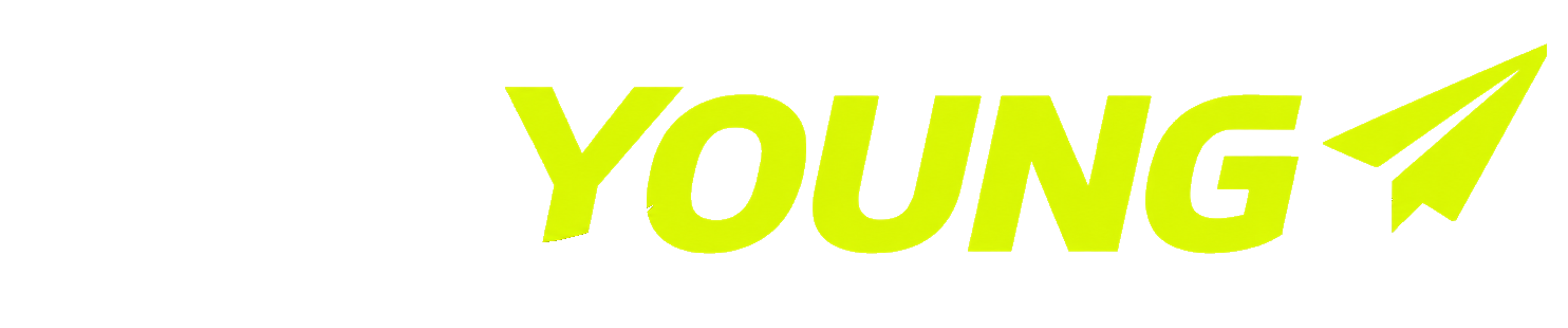 跨境YOUNG 页脚反白透明 Logo