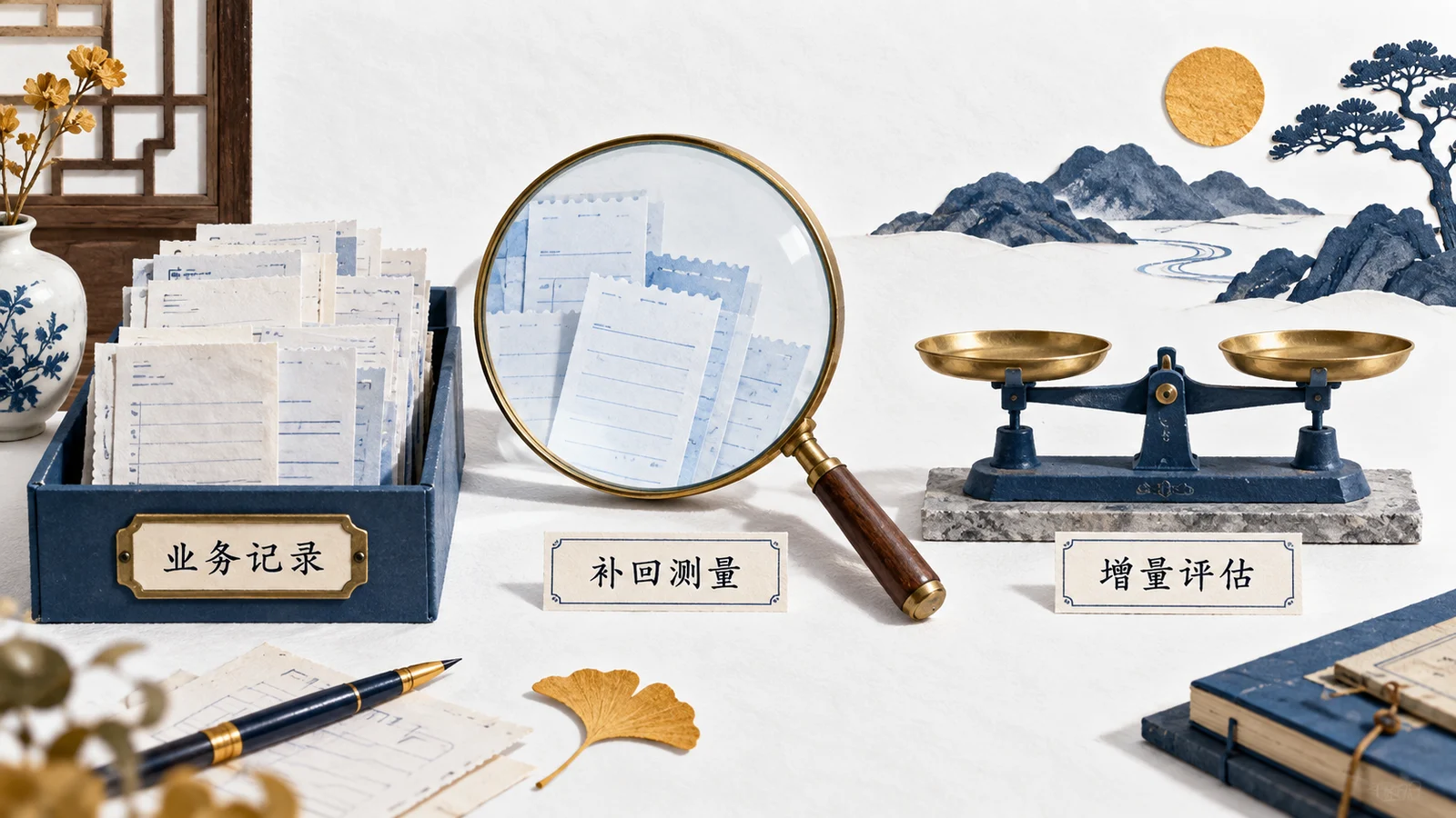 业务记录、补回测量与增量评估分别观察
