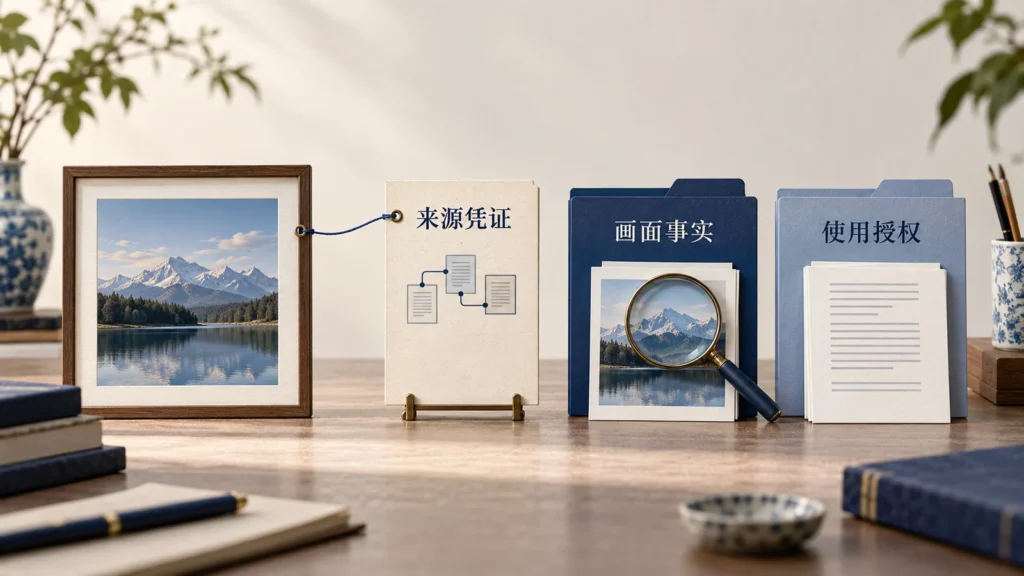 图片来源凭证、画面事实与使用授权分别核对