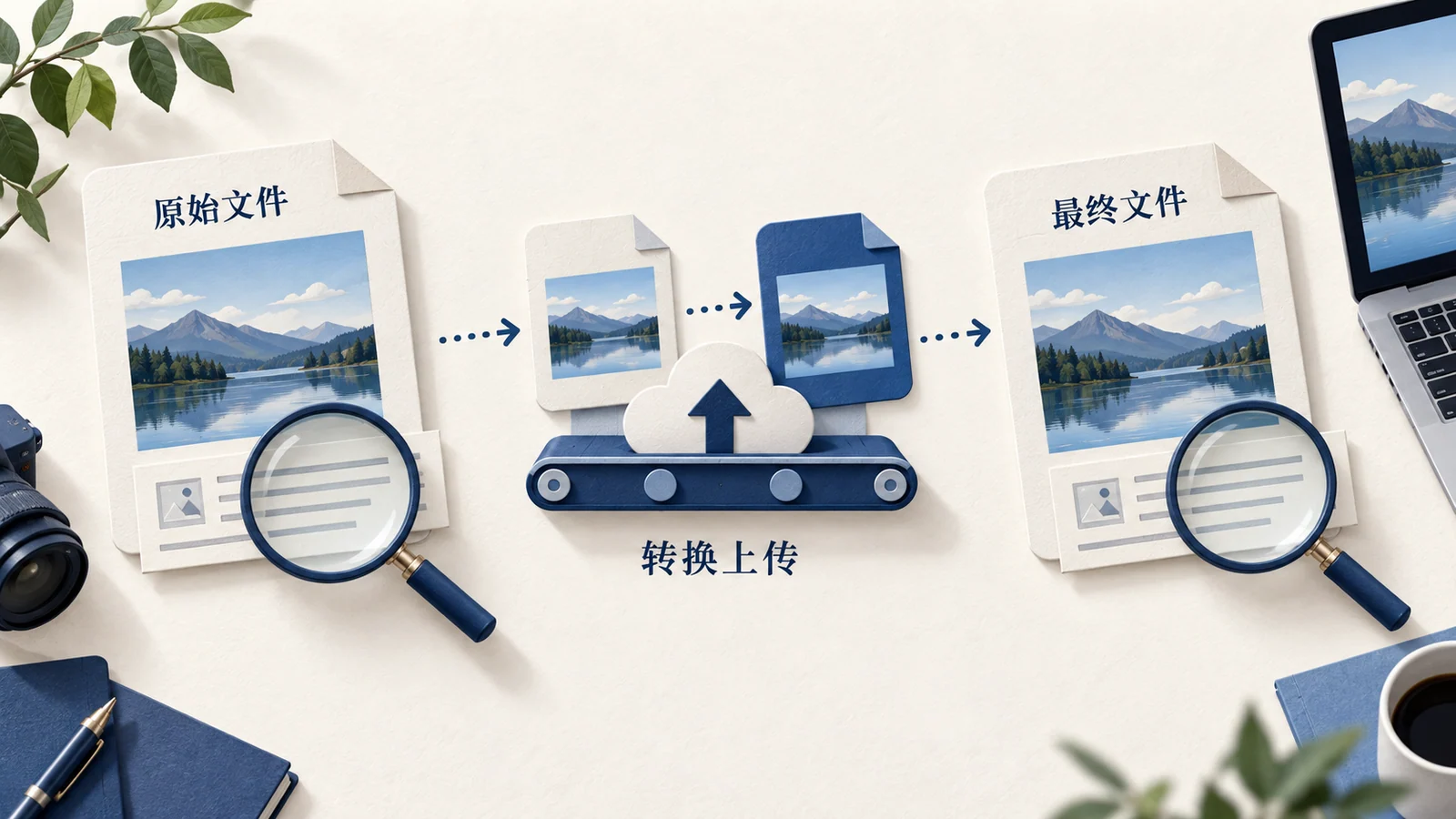 原件、编辑导出文件与网页实际交付文件分别检查