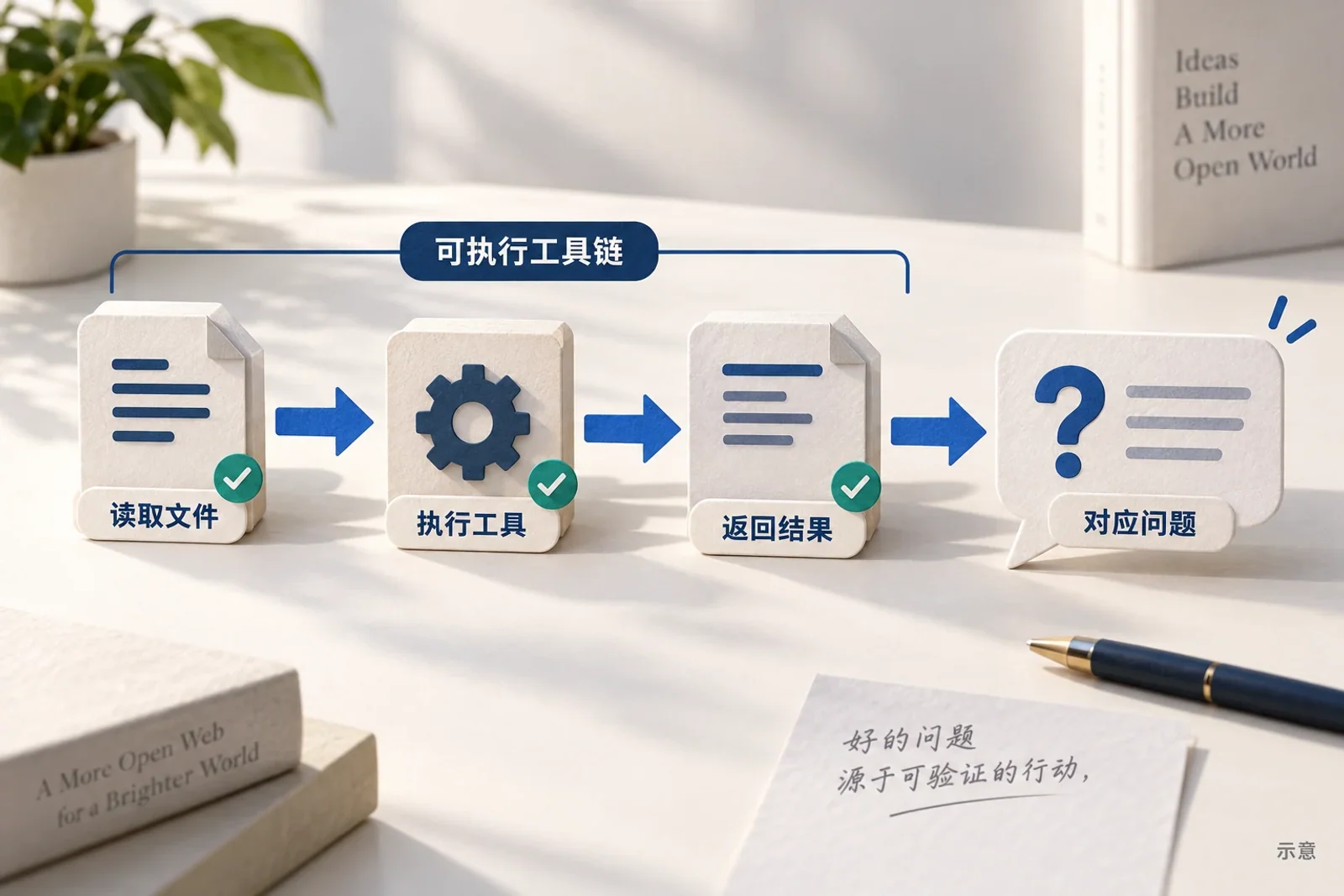ToolGrad先形成可执行工具链再生成对应问题示意