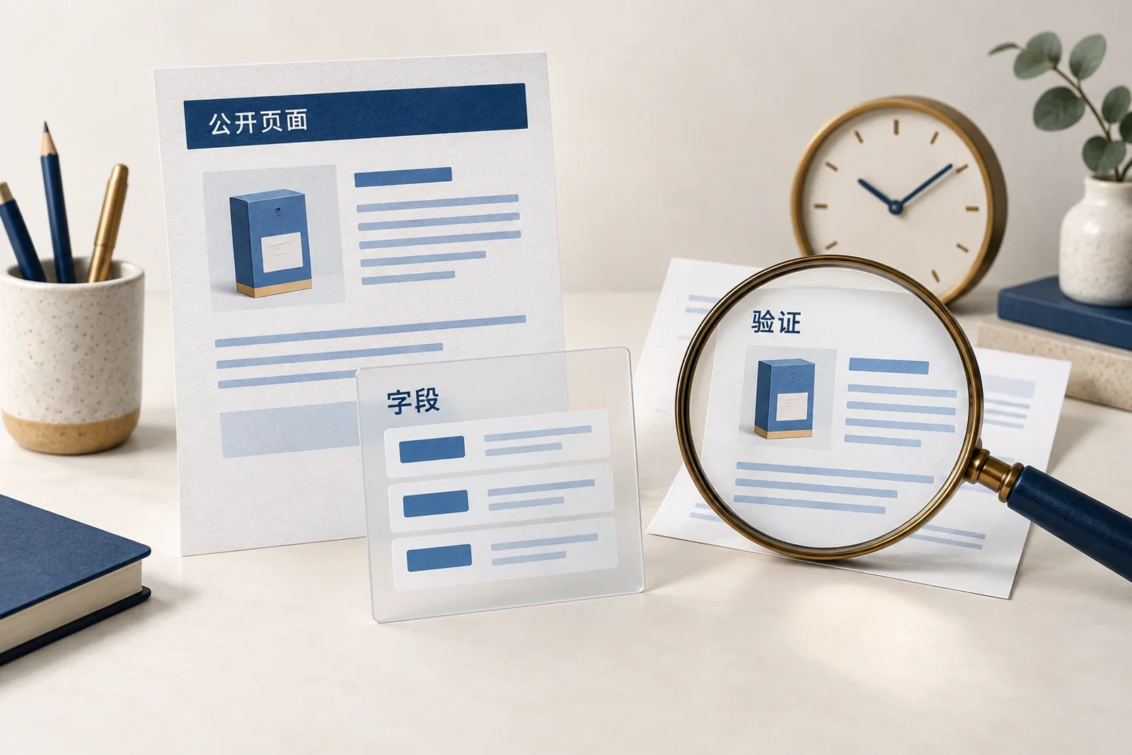 公开网页、标题字段与实际验证的关系