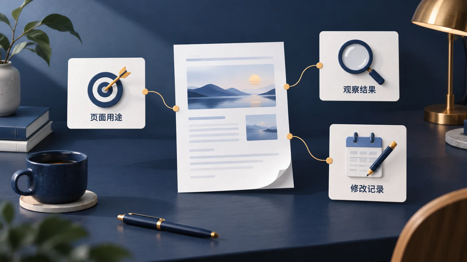 围绕页面用途、实际观察和修改记录整理技术问题