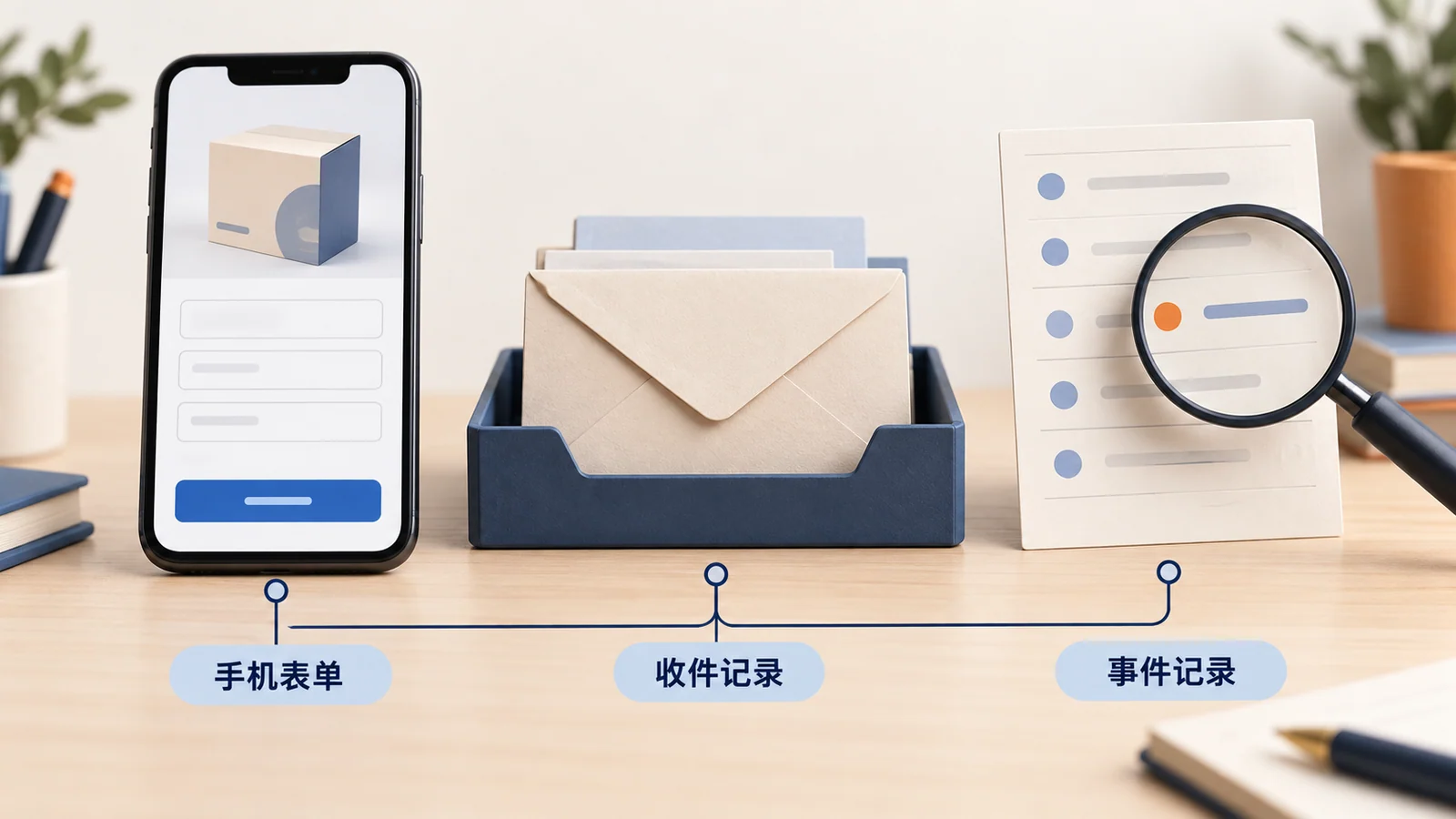 移动端表单、收件与事件记录的对照检查