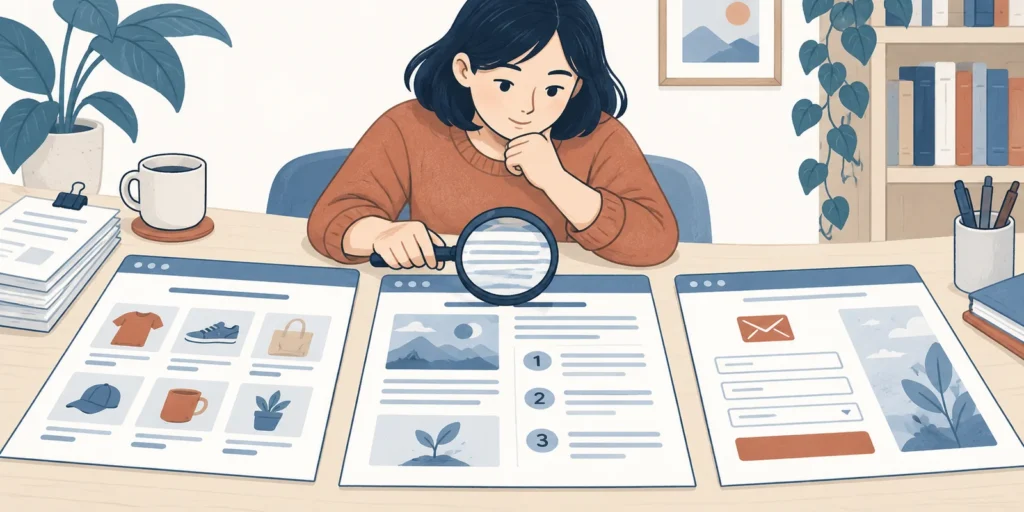 核心更新后网站如何制定恢复计划的原创工作场景插画