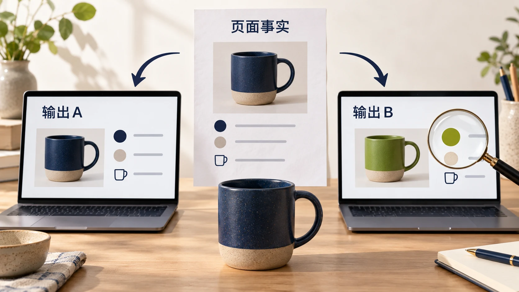 公开网页信息与两个组件输出对照,定位同一对象的冲突值