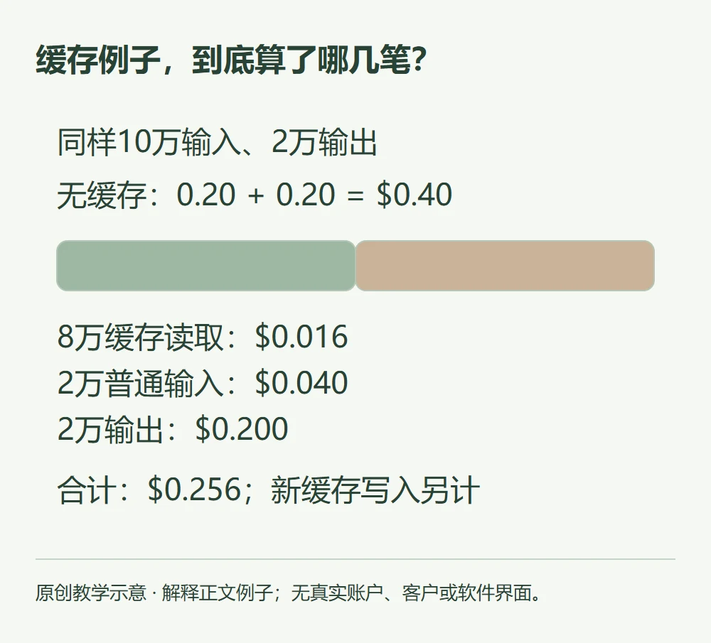 缓存例子,到底算了哪几笔?的原创教学示意