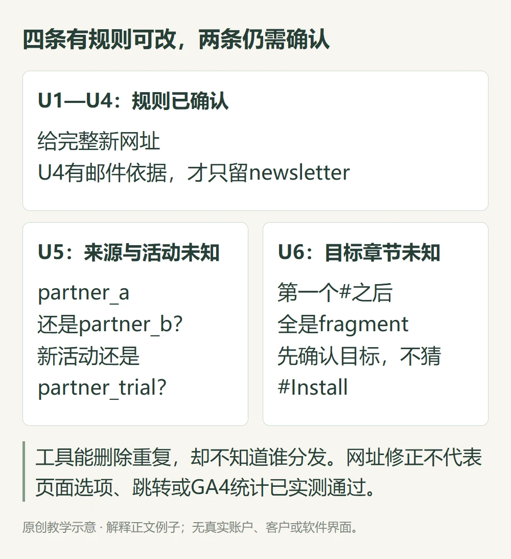 四条有规则可改,两条仍需确认的原创教学示意