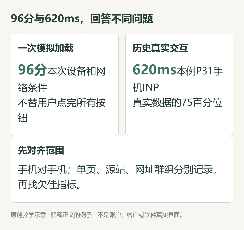 96分与620ms,回答不同问题的原创教学示意